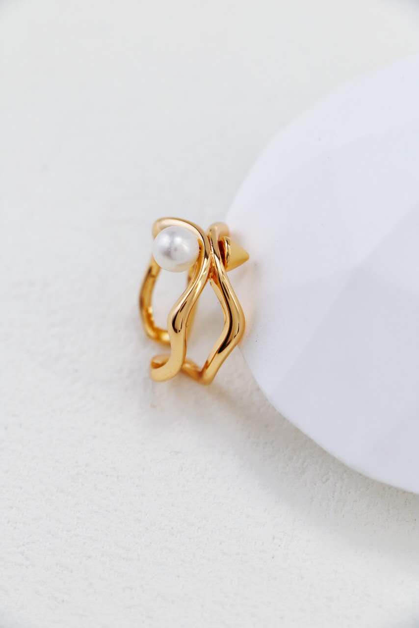 S925 Pearl Ring/خاتم من الفضة S925（GZJ0332）
