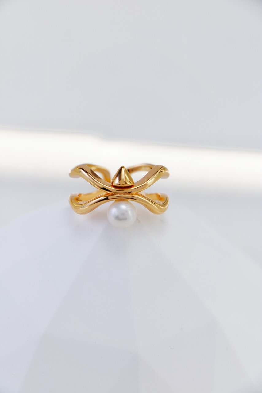 S925 Pearl Ring/خاتم من الفضة S925（GZJ0332）