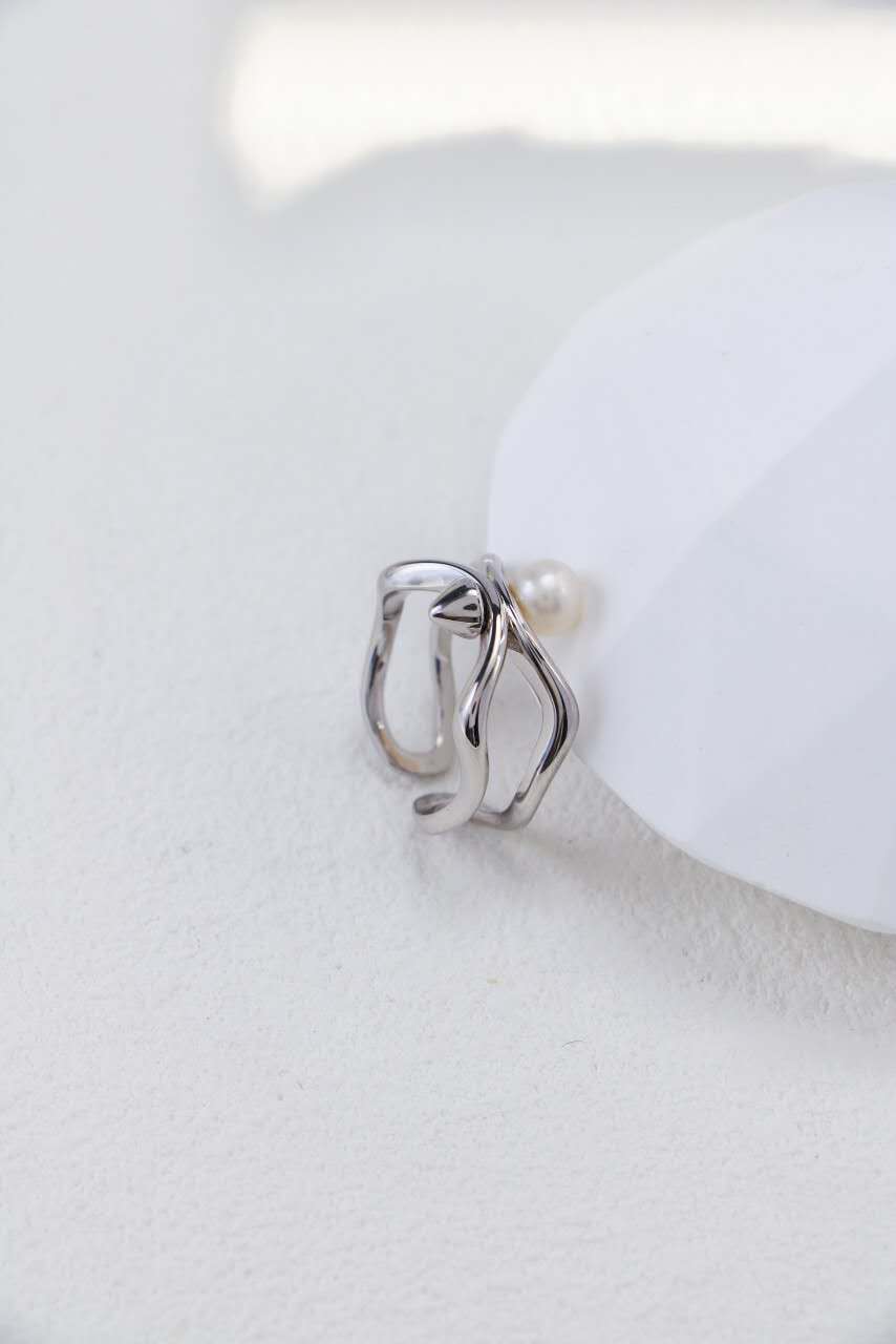 S925 Pearl Ring/خاتم من الفضة S925（GZJ0332）