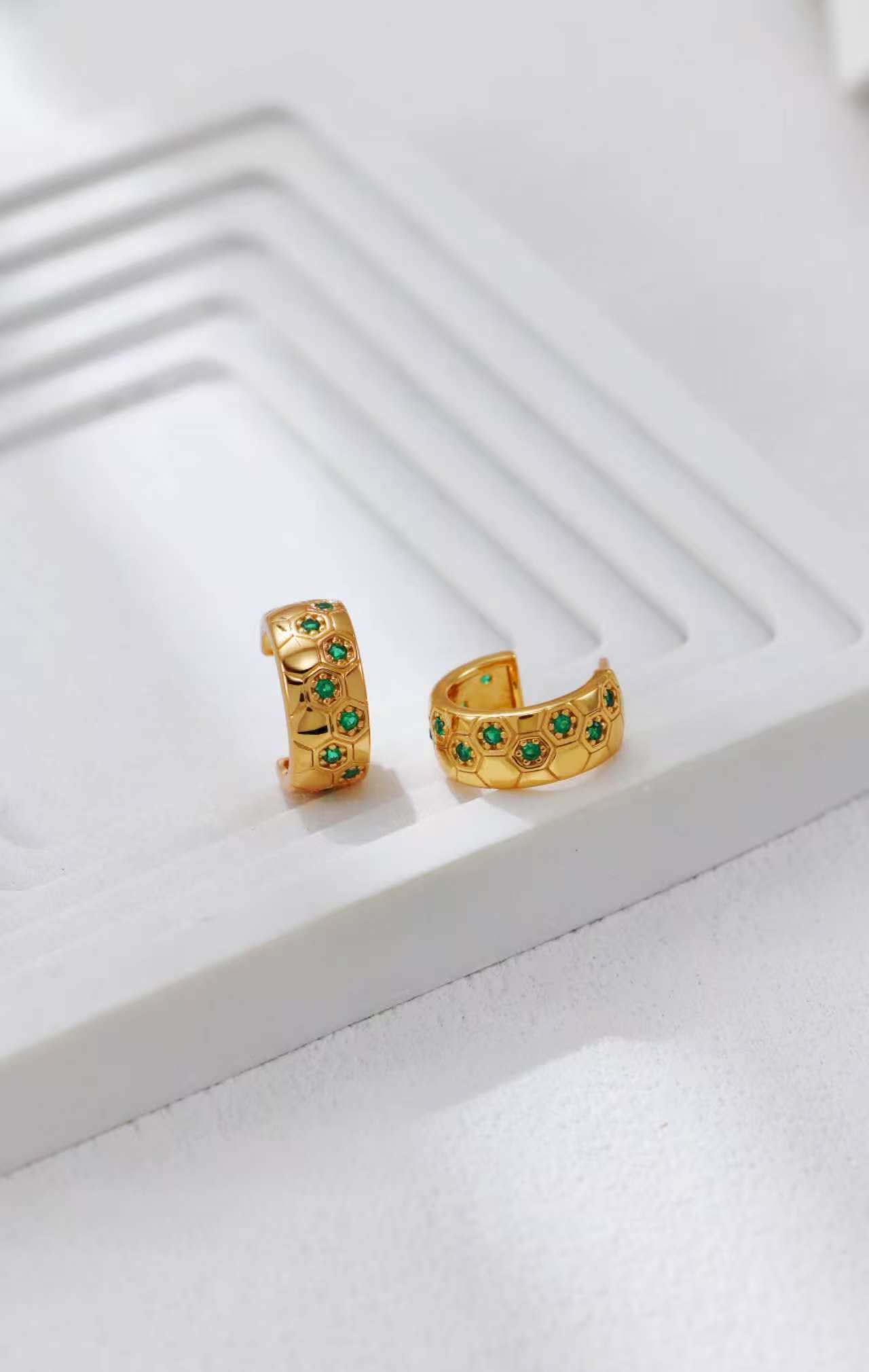 S925 Silver Earring/ أقراط من الفضة S925（GZCE0355）