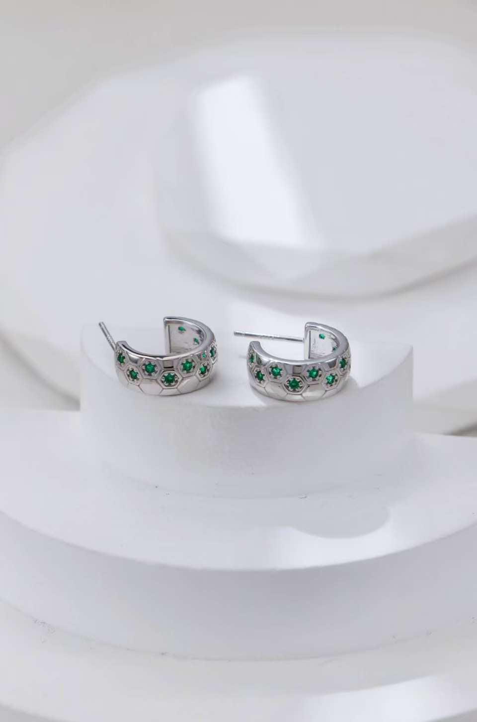 S925 Silver Earring/ أقراط من الفضة S925（GZCE0355）