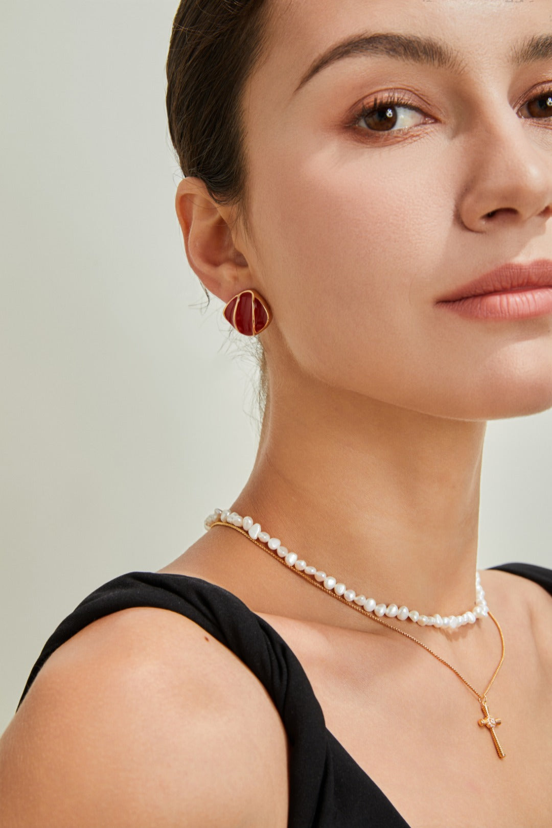 Glaze drip earrings / الأقراط بالتنقيط الصقيل（GZCE0219）