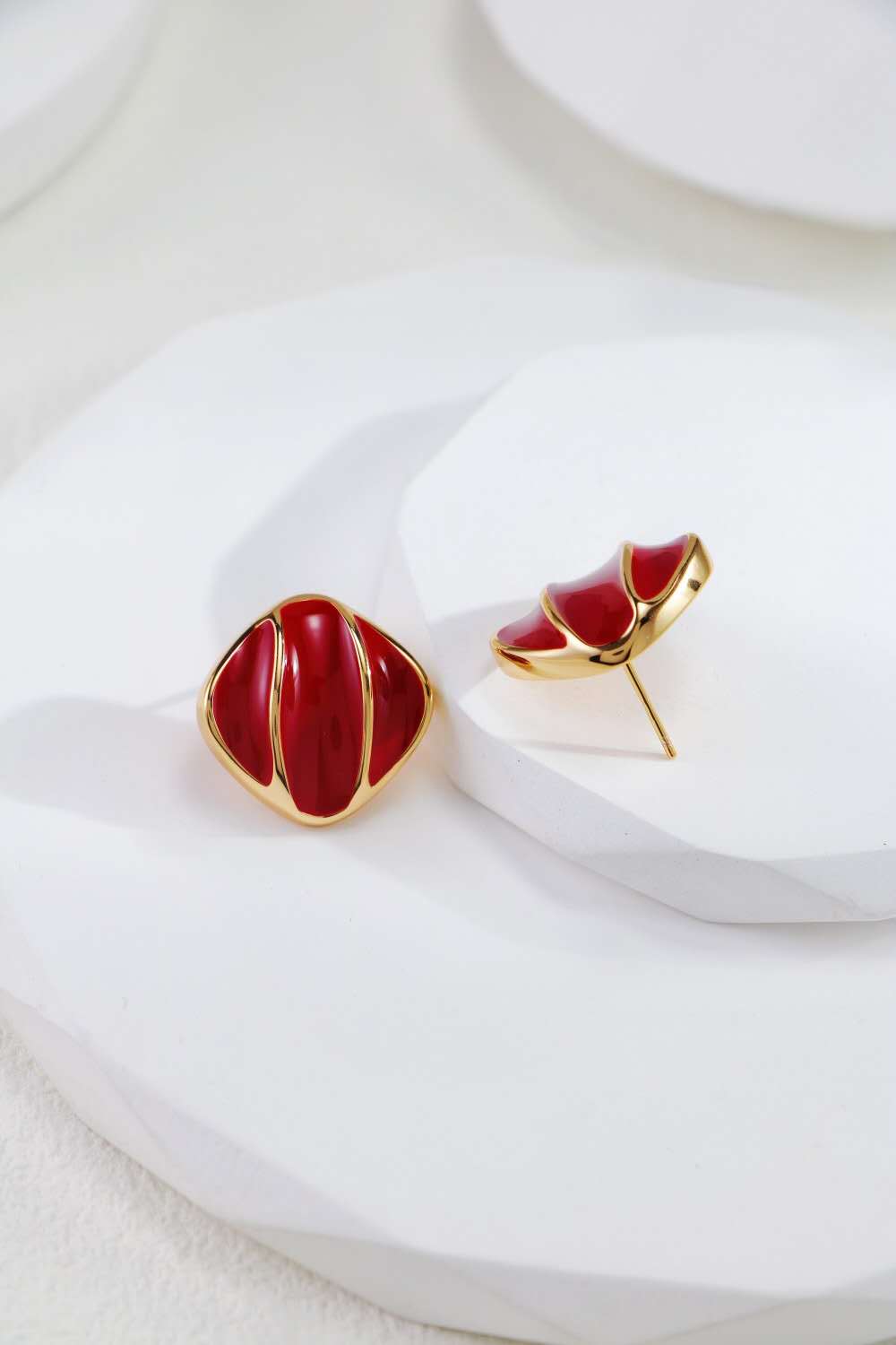 Glaze drip earrings / الأقراط بالتنقيط الصقيل（GZCE0219）