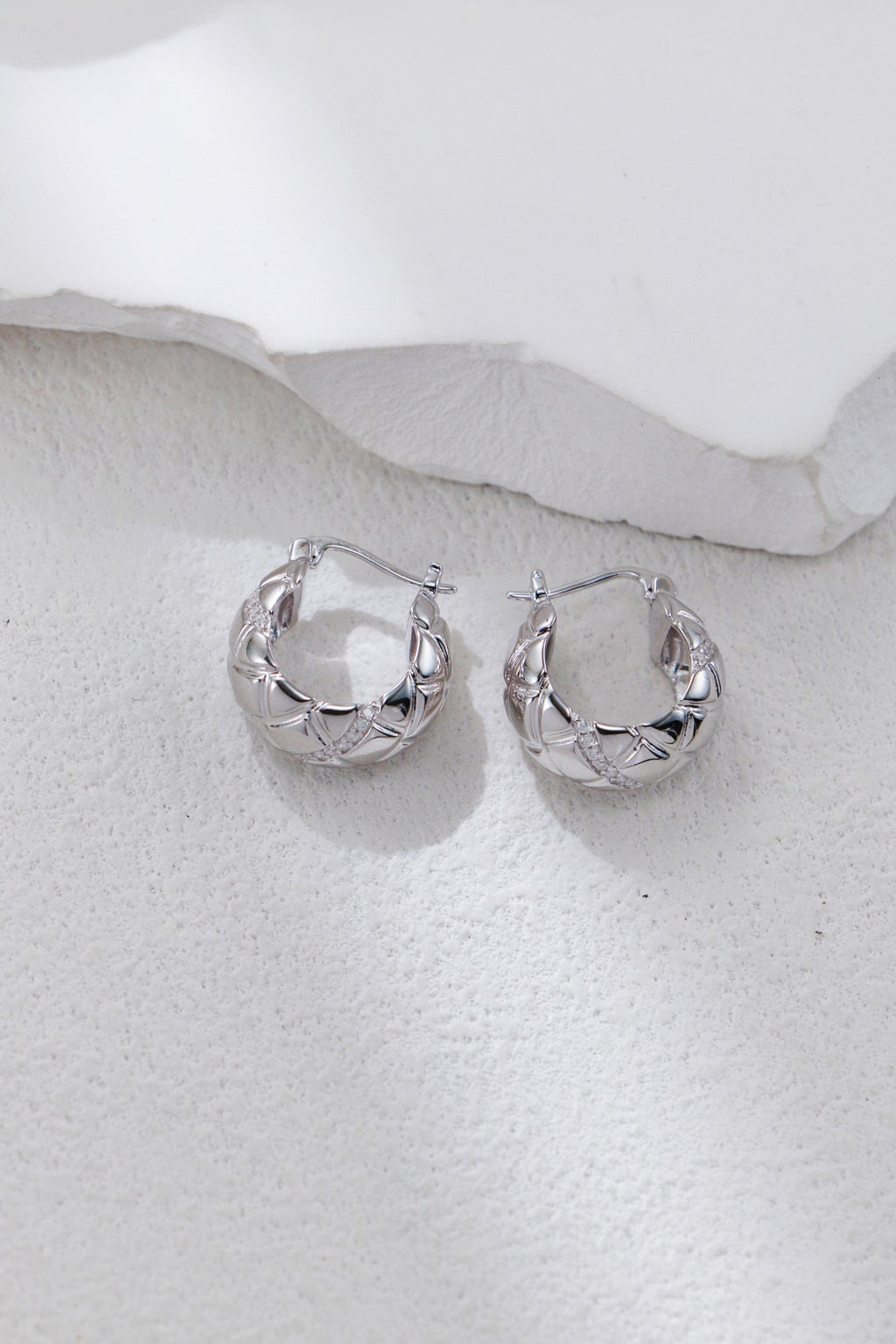 zircon earrings/ الزركون الذهبي （GZCE0413）