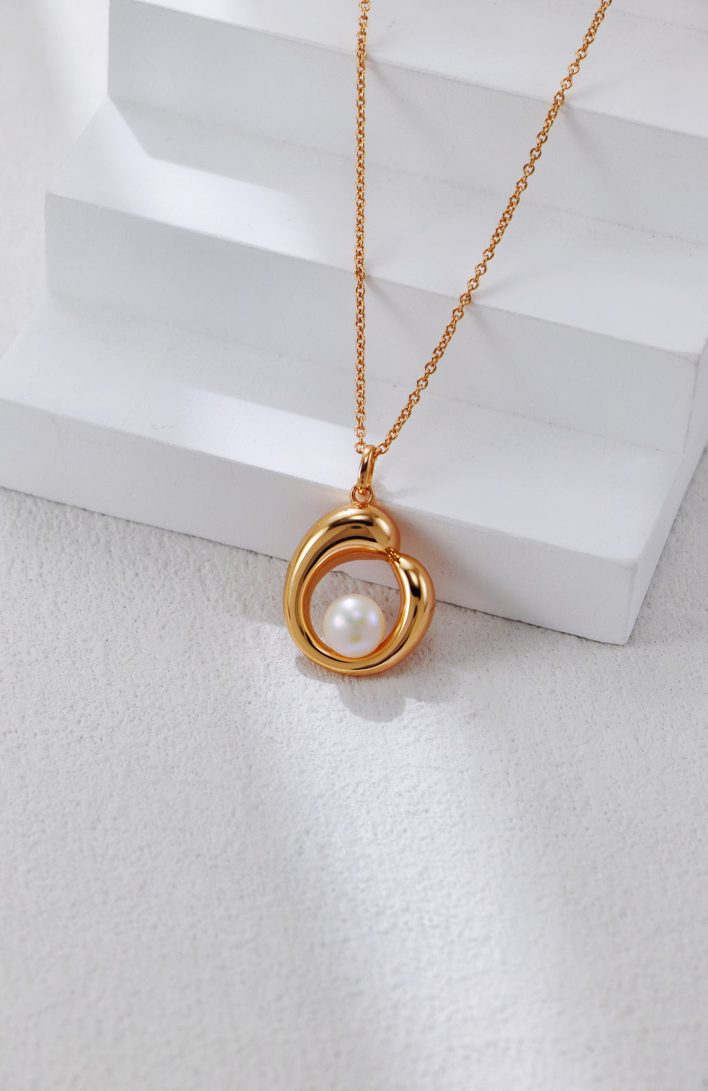 Silver Pearl Necklace/ عقد فضي بالؤلؤة（GZD0613）