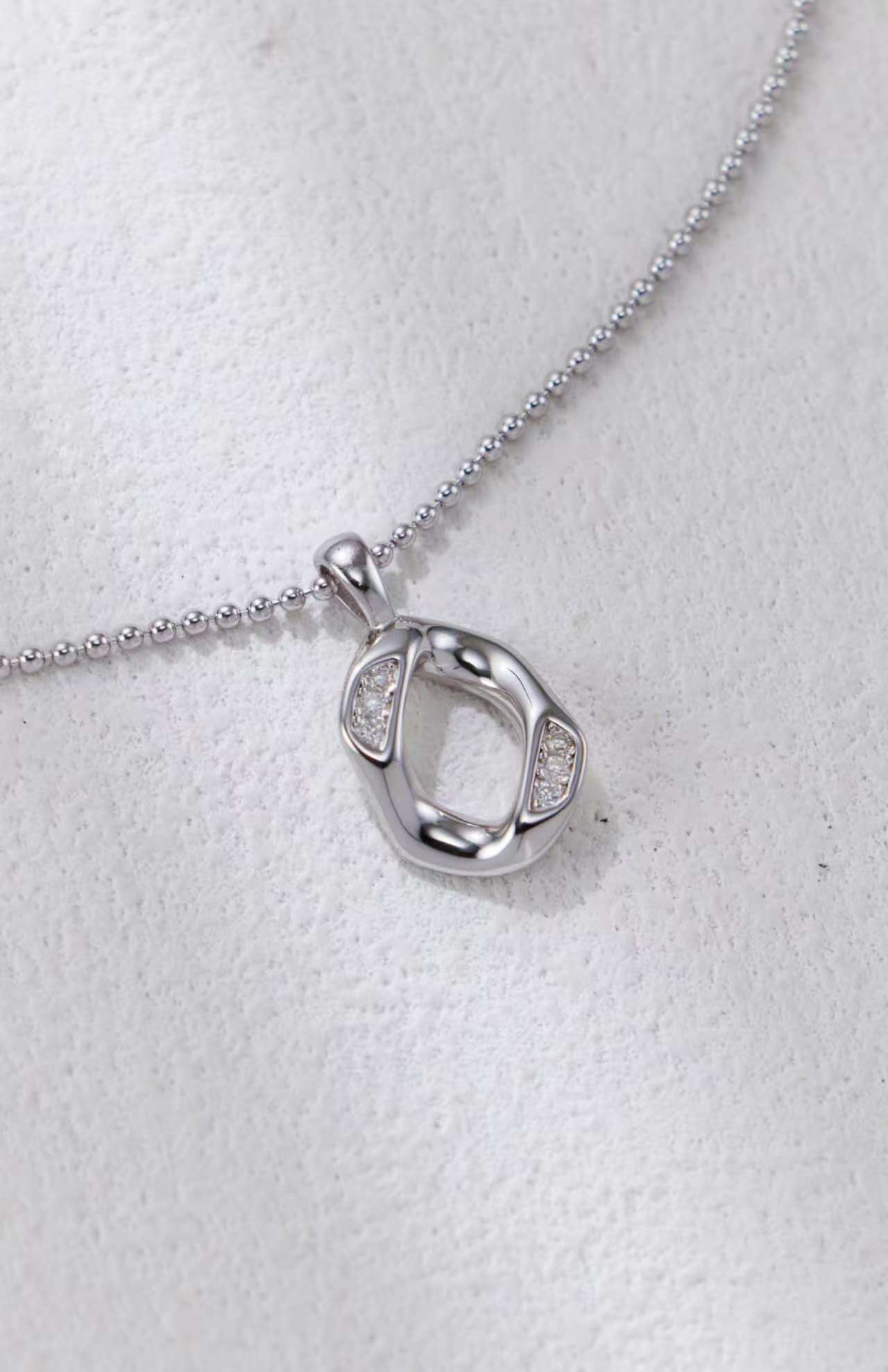 Zircon Silver Necklace/ عقد فضي بالزروكونيوم （GZD0611）
