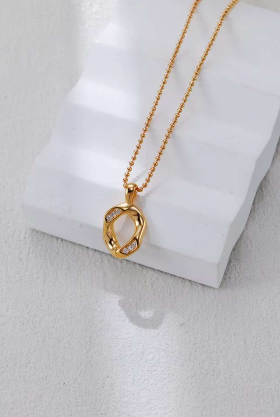 Zircon Silver Necklace/ عقد فضي بالزروكونيوم （GZD0611）