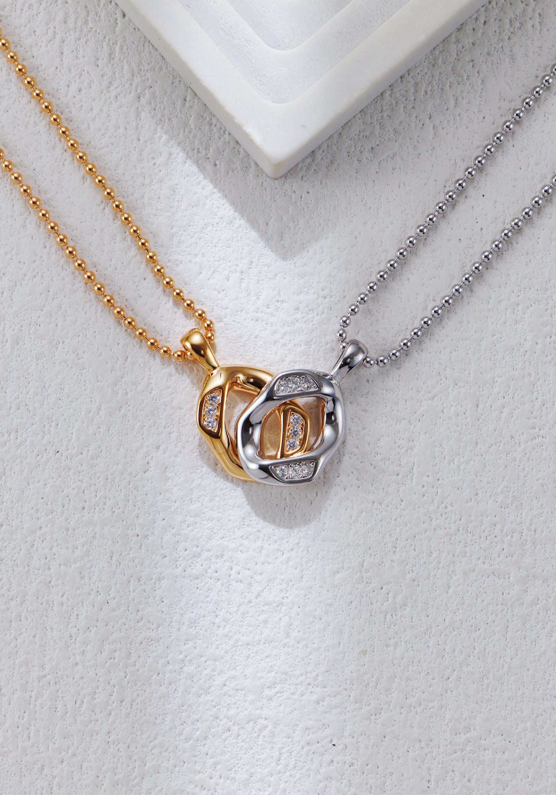 Zircon Silver Necklace/ عقد فضي بالزروكونيوم （GZD0611）