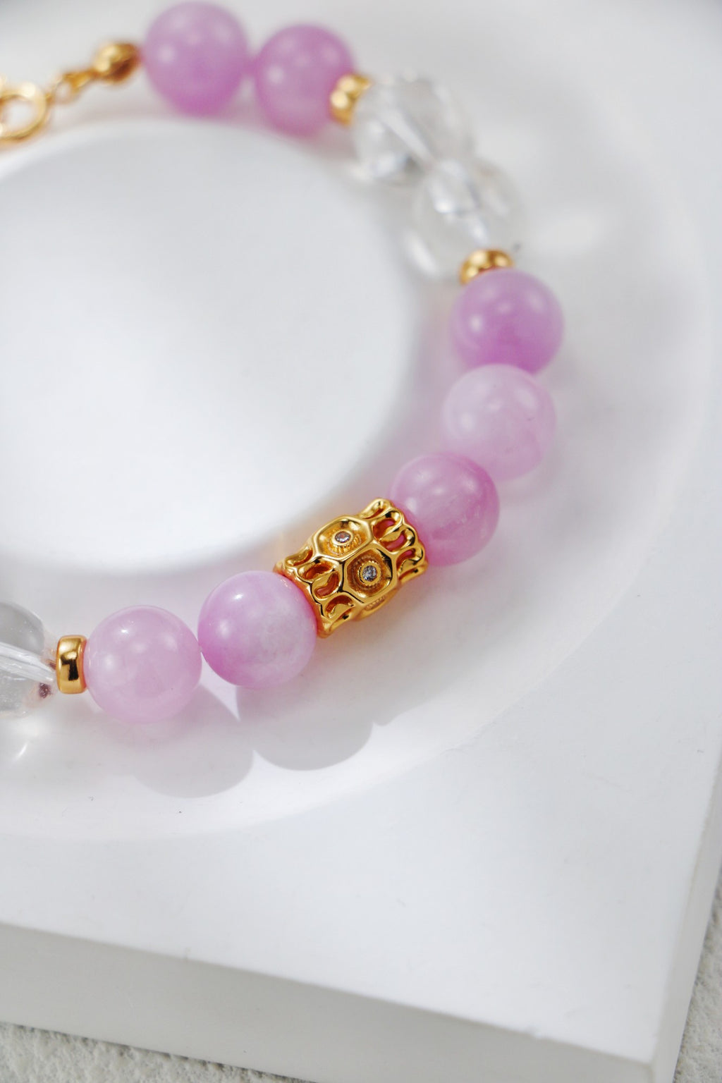 Purple Crystal Necklace/قلادة بالكريستال البنفسجي（GZSL0307）