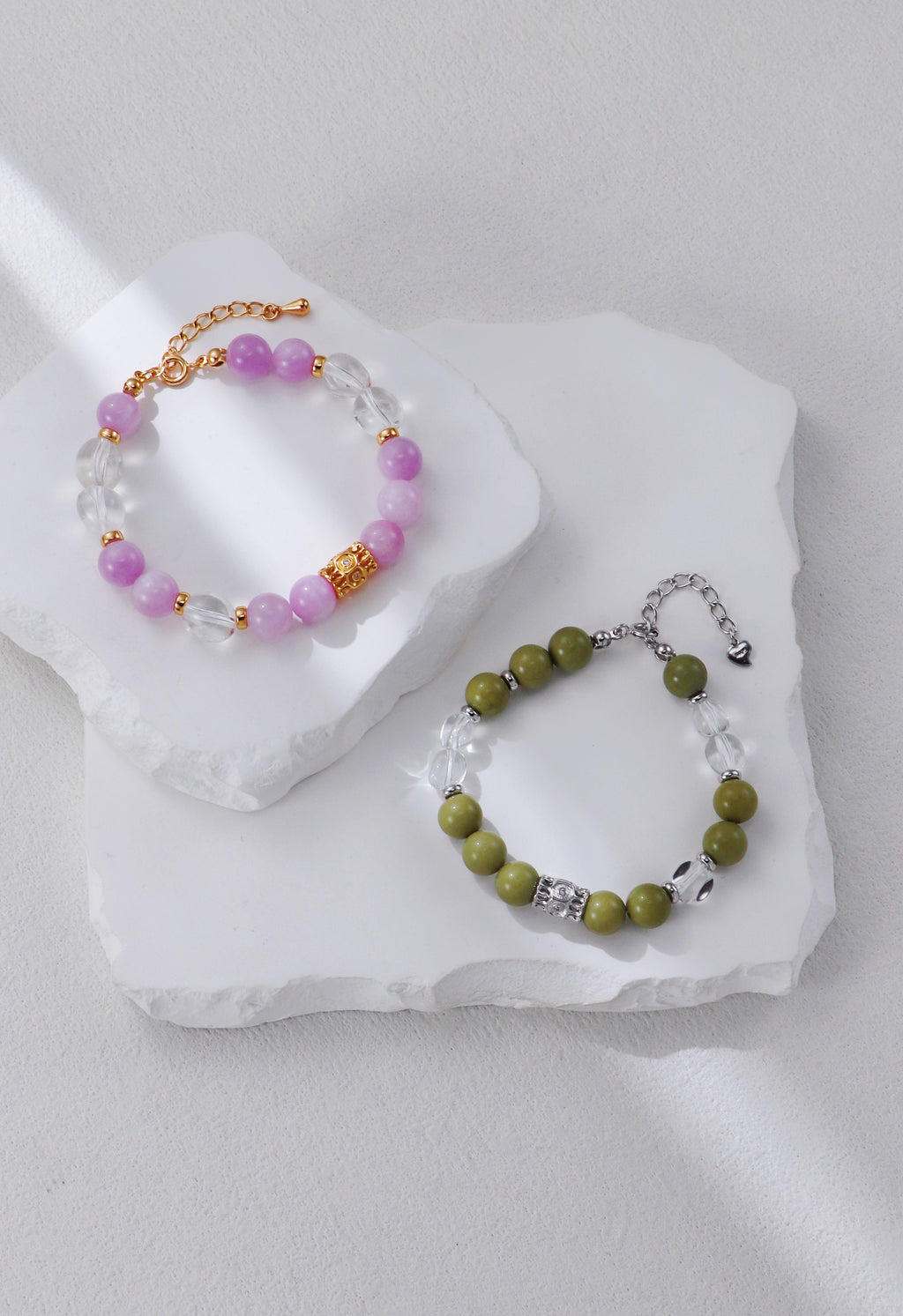 Purple Crystal Necklace/قلادة بالكريستال البنفسجي（GZSL0307）