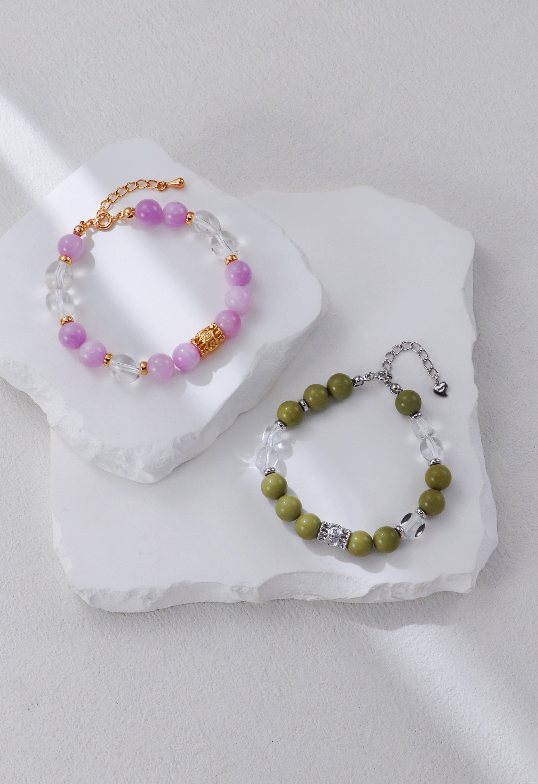 Purple Crystal Necklace/قلادة بالكريستال البنفسجي（GZSL0307）