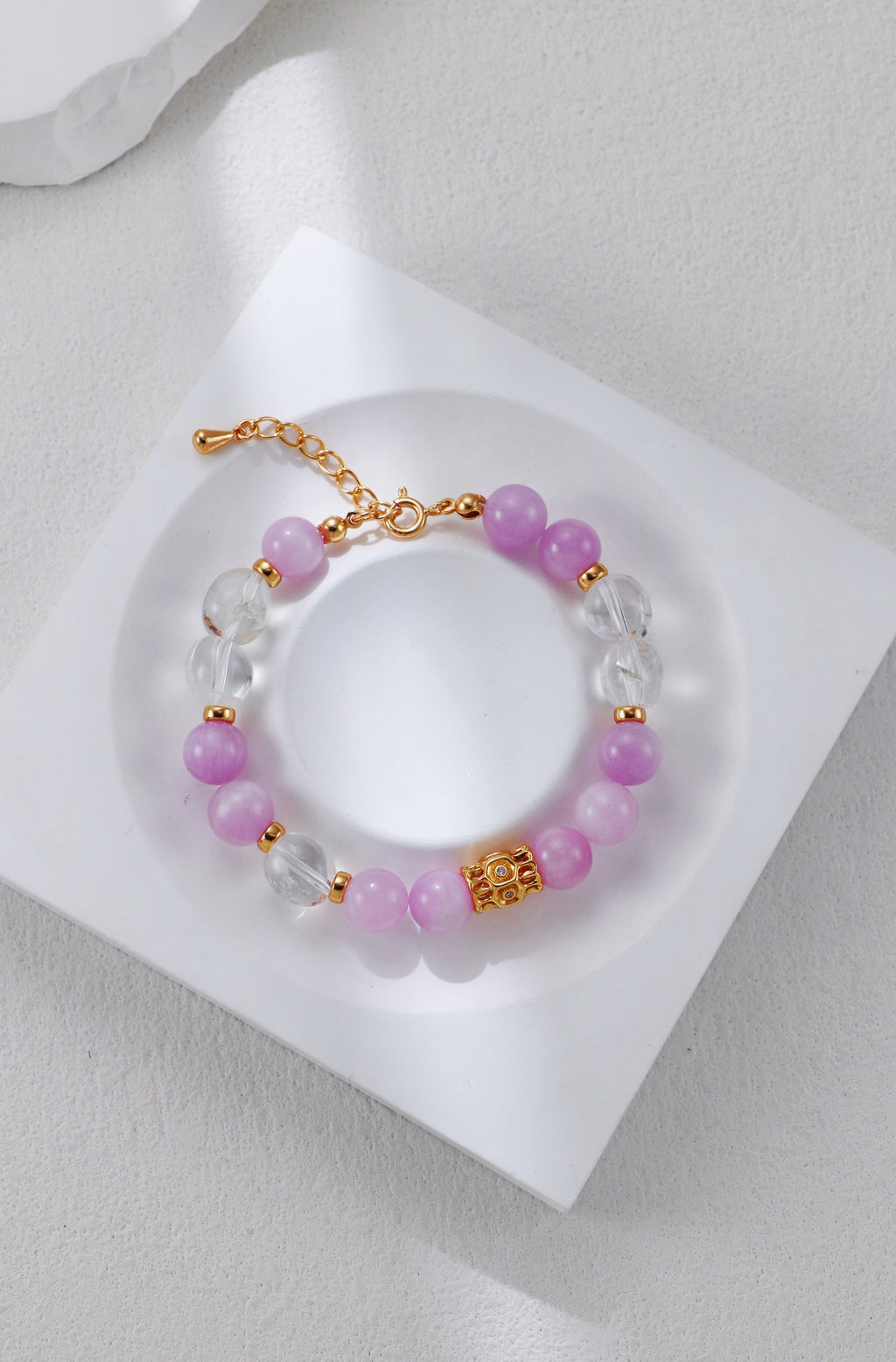 Purple Crystal Necklace/قلادة بالكريستال البنفسجي（GZSL0307）